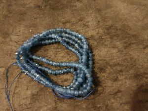 Blue Sapphire Beaded Strand
