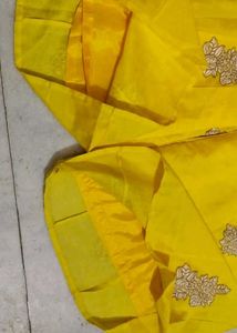 Embroidered Crop Top &amp; Palazzo Set