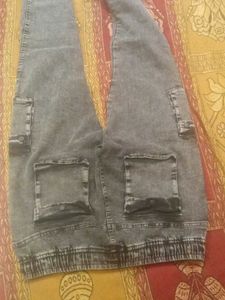 Gray Cargo Joggers - Youth Size