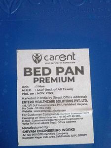 Bed Pan For Patients Or Kids