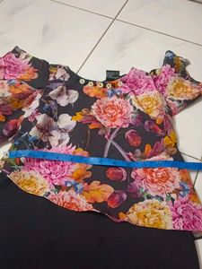 Black Top , Body Con Model( White Frock Free)