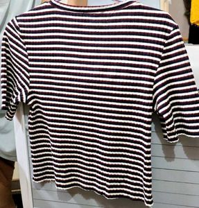 Striped Crop Top