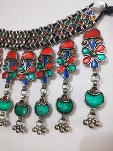 Afgani Multicolored Antique Necklace