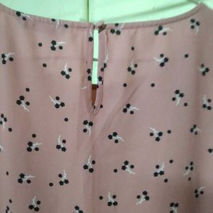 Cute Pink Floral Top