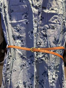 Floral Shirt Dress with Belt