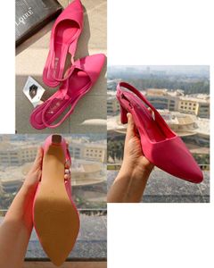 Stylish Pink Slingback Flats