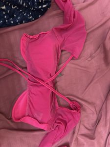 Pink Crop Top