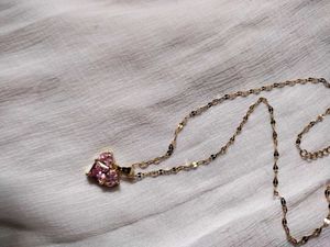 Anti-Tarnish Stainless steel  Pink Love Chain💓