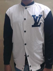 Stylish White &amp; Black Jacket