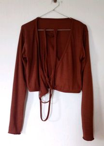 Wrap Top Brown
