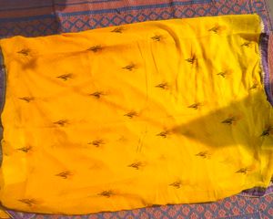 Yellow Saree with Blouse