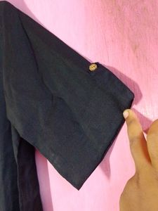 New Black Kurta