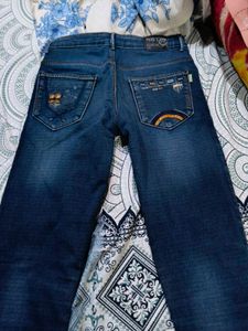 Dark Blue Denim Jeans