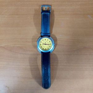 Fastrack Yellow Dial Men's Watch
