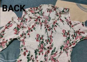 Offshoulder Floral Mini Dress