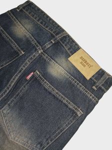 Wide Leg Baggy fit dark blue vintage denim