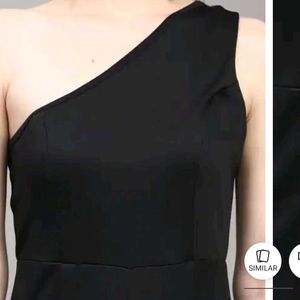 Chic Black One-Shoulder Jumpsuit