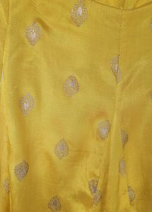 Yellow Printed Maxi Skirt