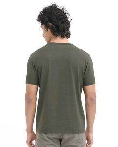 Rare Rabbit Olive Regular Fit T-Shirt, XL SIZE