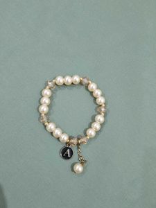 Pearl Initial Bracelet