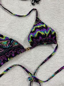 Bikini Top - Vibrant Pattern