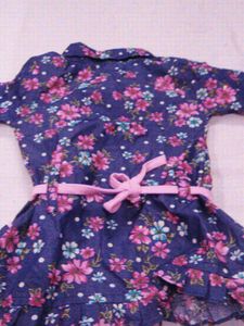Floral Print Baby Girl's Outfit