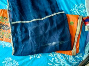 Orange Dress Material