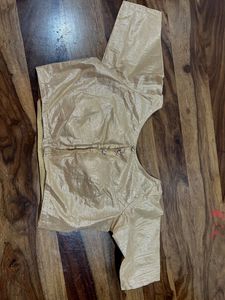 Ofr❤️Boat Neck Golden Blouse