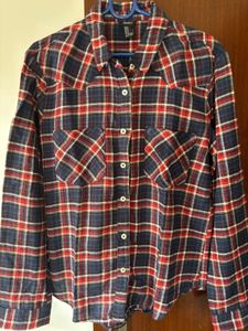 Forever 21 Checkered Cotton Shirt - Size M