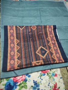 Winter Pashmina Suit With Velvet Dupatta