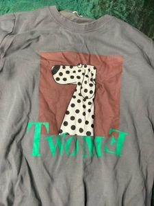 Dog Graphic Print Sweatshirt Used Only 2 Times
