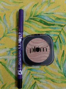 Plum Highlighter And Kajal Combo