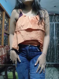 Important Satin Stap Top