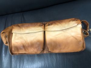 Leather Sling Bag With 2 Compartments