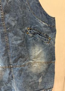 Denim Dungaree Dress