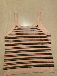 stripped baby tee