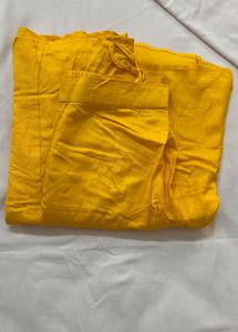 Yellow palazzos-Size M