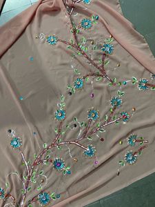 Full Hand Embroidery Saree