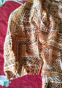 Patterned Midi Dress