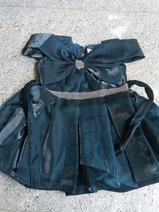 Emerald Green Girls Party Dress
