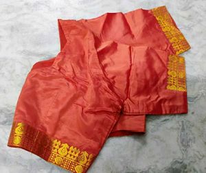 Pure Silk Coral Color blouse
