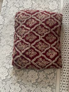 Maroon Festive Saree