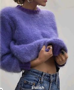 New With Tag Korean Purple Knit Sweater