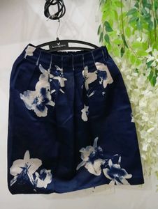 White Casual Shirt  And Skirt