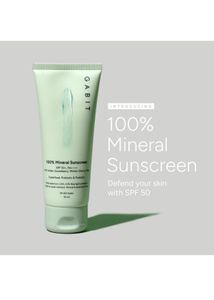 GABIT 100% Mineral Sunscreen SPF 50+