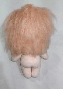Cute Plush Doll with Heart Details