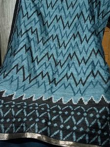 Black Ash Mixed Color Saree
