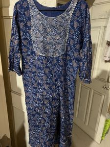 Floral Print Kurta