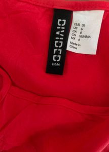 H&amp;M Coral Mini Dress