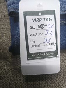 N@56 Size-32 Denim Jeans